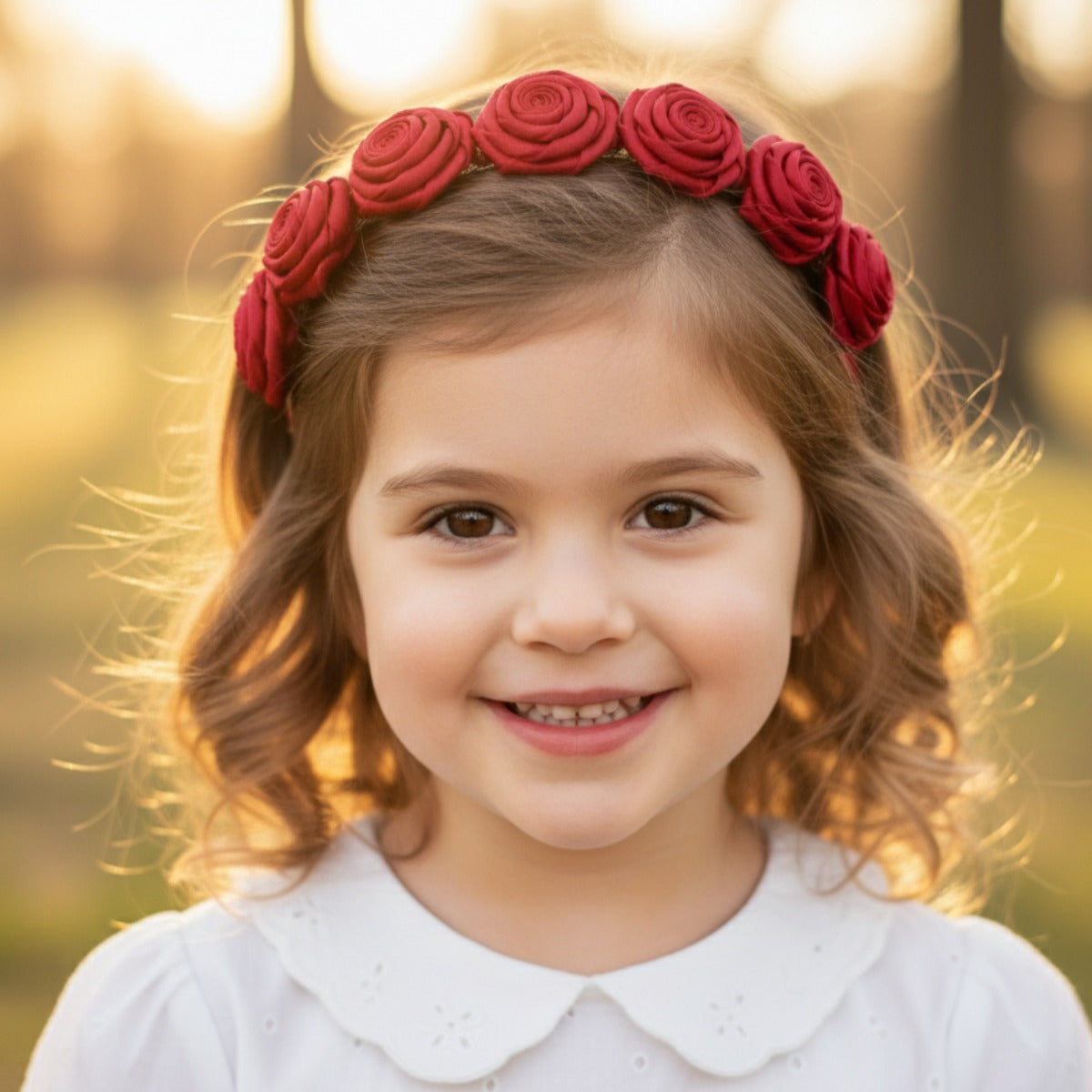 Flower Hair Band For Girls