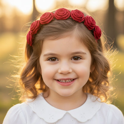 Flower Hair Band For Girls