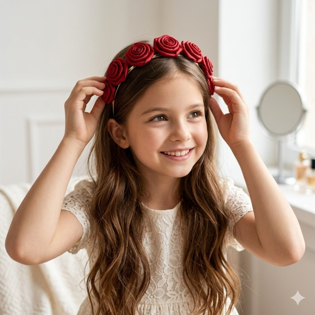 Flower Hair Band For Girls