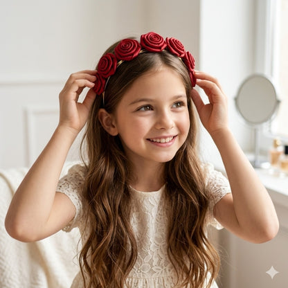 Flower Hair Band For Girls