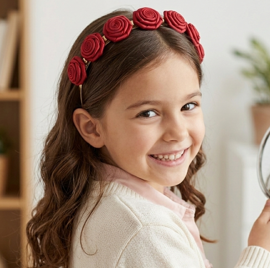 Flower Hair Band For Girls